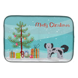 Caroline'S Treasures Ck3872Ddm Shih Poo Christmas Tree Dish-Drying-Mats, 14 X 21, Multicolor