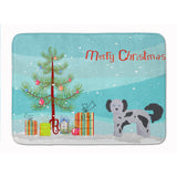 Caroline'S Treasures Shih Poo Christmas Tree Machine Washable Memory Foam Mat Doormats, Multicolor