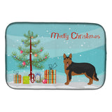 Caroline'S Treasures Ck3874Ddm Shollie #2 Christmas Tree Dish-Drying-Mats, 14 X 21, Multicolor