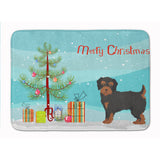 Caroline'S Treasures Yorkiepoo #1 Christmas Tree Machine Washable Memory Foam Mat Doormats, Multicolor