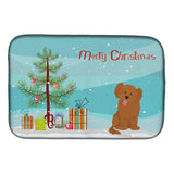 Caroline'S Treasures Ck3891Ddm Shih Poo #3 Christmas Tree Dish-Drying-Mats, 14 X 21, Multicolor