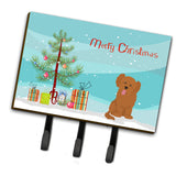 Caroline'S Treasures Shih Poo #3 Christmas Tree Leash Or Key Holder Hooks, Multicolor