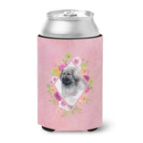 Caroline'S Treasures Ck4162Cc Moscow Watchdog Pink Flowers Can Or Bottle Hugger Cold-Beverage-Koozies, 12 Oz, Multicolor