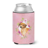 Caroline'S Treasures Ck4175Cc Rhodesian Ridgeback Pink Flowers Can Or Bottle Hugger Cold-Beverage-Koozies, 12 Oz, Multicolor