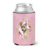 Caroline'S Treasures Ck4188Cc Thai Ridgeback Pink Flowers Can Or Bottle Hugger Cold-Beverage-Koozies, 12 Oz, Multicolor