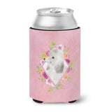 Caroline'S Treasures Ck4200Cc White Standard Poodle Pink Flowers Can Or Bottle Hugger Cold-Beverage-Koozies, 12 Oz, Multicolor