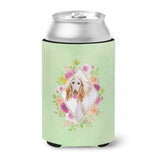 Caroline'S Treasures Ck4270Cc Afghan Hound Green Flowers Can Or Bottle Hugger Cold-Beverage-Koozies, 12 Oz, Multicolor
