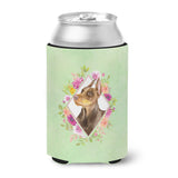Caroline'S Treasures Ck4298Cc Doberman Pinscher Green Flowers Can Or Bottle Hugger Cold-Beverage-Koozies, 12 Oz, Multicolor