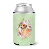 Caroline'S Treasures Ck4335Cc Rhodesian Ridgeback Green Flowers Can Or Bottle Hugger Cold-Beverage-Koozies, 12 Oz, Multicolor,