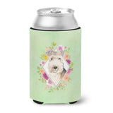 Caroline'S Treasures Ck4386Cc Lakeland Terrier Green Flowers Can Or Bottle Hugger Cold-Beverage-Koozies, 12 Oz, Multicolor