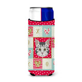 Caroline'S Treasures Ck5079Muk American Bobtail Cat Ultra Hugger For Slim Cans Cold-Beverage-Koozies, Multicolor
