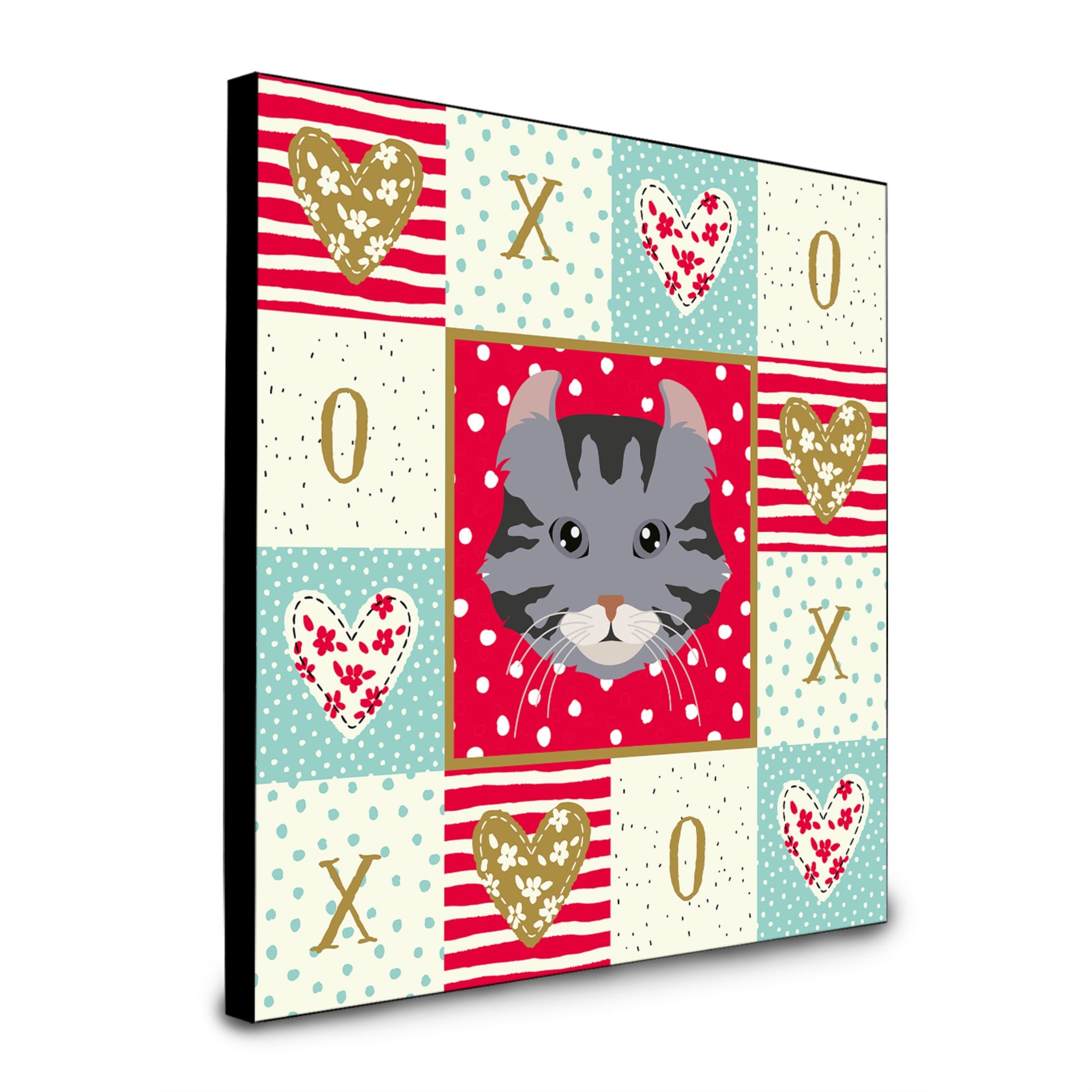 American Curl Cat Love Artwork Wall Panel Ck5080Up88