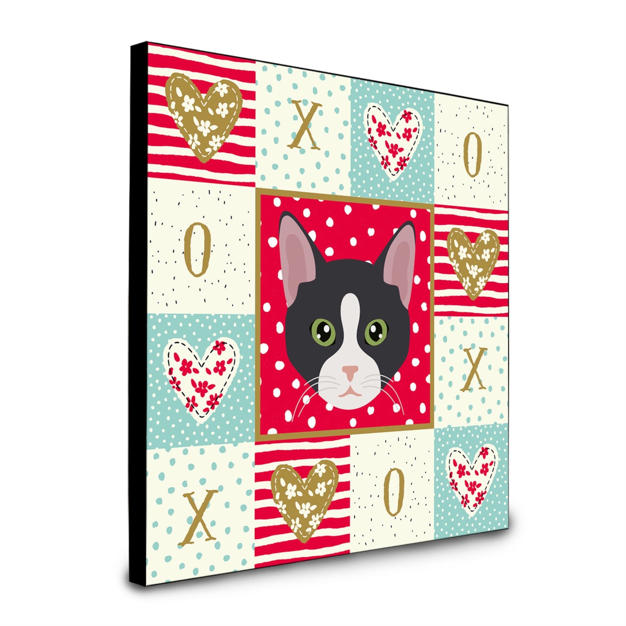 American Polydactyl Cat Love Artwork Wall Panel Ck5081Up88