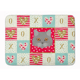 Caroline'S Treasures Brazilian Longhair Cat Love Machine Washable Memory Foam Mat Doormats, Multicolor