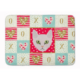 Caroline'S Treasures Burmilla Cat Love Machine Washable Memory Foam Mat Doormats, Multicolor