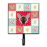 Caroline'S Treasures Colorpoint Shorthair Cat Love Leash Or Key Holder Hooks, Multicolor