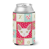 Caroline'S Treasures Ck5110Cc Devon Rex Cat Love Can Or Bottle Hugger Cold-Beverage-Koozies, Multicolor