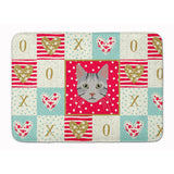 Caroline'S Treasures Egyptian Mau Cat Love Machine Washable Memory Foam Mat Doormats, Multicolor