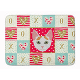 Caroline'S Treasures Japanese Bobtail Cat Love Machine Washable Memory Foam Mat Doormats, Multicolor