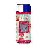 Caroline'S Treasures Ck5124Muk Korat Cat Michelob Ultra Hugger For Slim Cans Cold-Beverage-Koozies, Multicolor