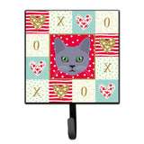 Caroline'S Treasures Korat Cat Love Leash Or Key Holder Hooks, Multicolor