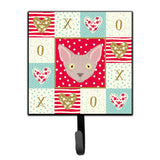 Caroline'S Treasures Minskin Cat Love Leash Or Key Holder Hooks, Multicolor