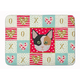 Caroline'S Treasures Munchkin Cat Love Machine Washable Memory Foam Mat Doormats, Multicolor