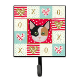 Caroline'S Treasures Munchkin Cat Love Leash Or Key Holder Hooks, Multicolor