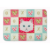 Caroline'S Treasures Napoleon Cat Love Machine Washable Memory Foam Mat Doormats, Multicolor