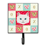 Caroline'S Treasures Napoleon Cat Love Leash Or Key Holder Hooks, Multicolor