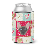 Caroline'S Treasures Ck5141Cc Oriental Bicolor Cat Love Can Or Bottle Hugger Cold-Beverage-Koozies, Multicolor