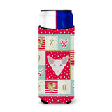 Caroline'S Treasures Ck5142Muk Oriental Longhair Cat Ultra Hugger For Slim Cans Cold-Beverage-Koozies, Multicolor