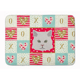 Caroline'S Treasures Persian Traditional Cat Love Machine Washable Memory Foam Mat Doormats, Multicolor