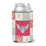 Caroline'S Treasures Ck5148Cc Peterbald Cat Love Can Or Bottle Hugger Cold-Beverage-Koozies, Multicolor