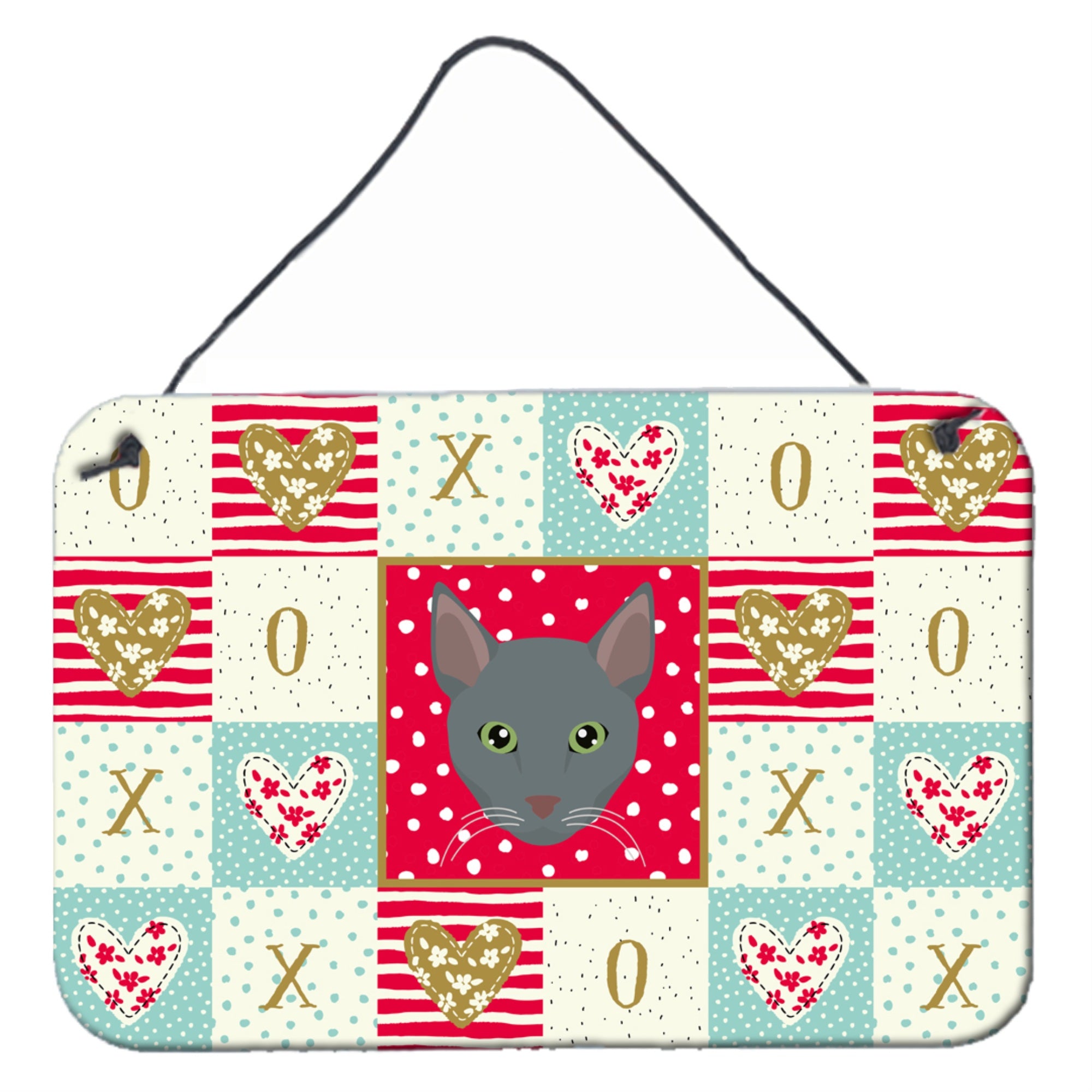 Caroline'S Treasures Raas Cat Love Door Hanging Prints Wall-Decor, Multicolor