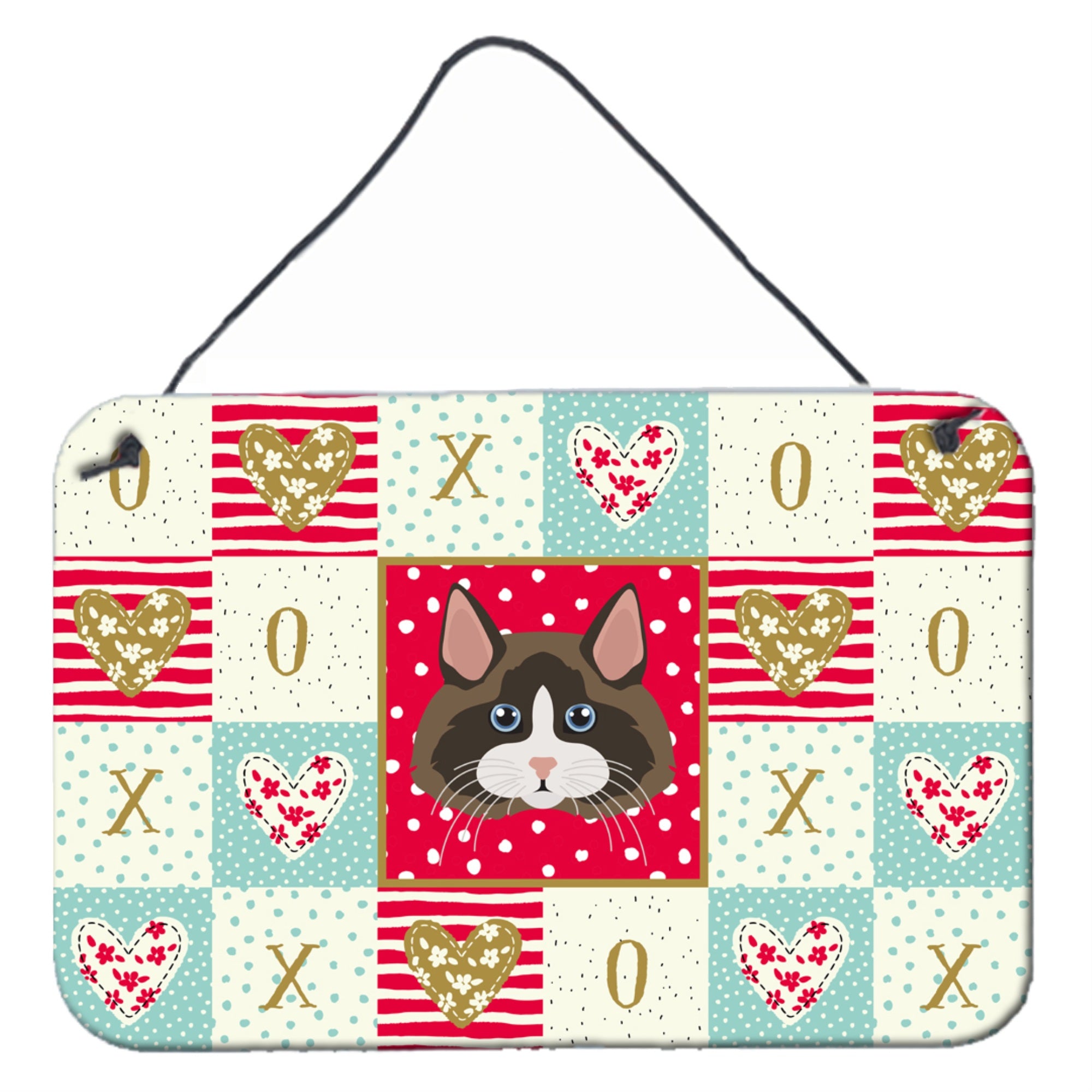 Caroline'S Treasures Ragdoll Cat Love Door Hanging Prints Wall-Decor, Multicolor