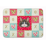 Caroline'S Treasures Ragdoll Cat Love Machine Washable Memory Foam Mat Doormats, Multicolor