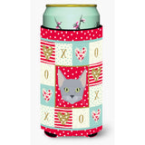 Caroline'S Treasures Ck5154Tbc Russian Blue Cat Tall Boy Insulator Hugger Cold-Beverage-Koozies, Multicolor