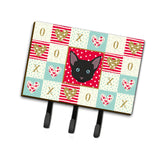 Caroline'S Treasures Russian White Black Cat Love Leash Or Key Holder Hooks, Multicolor