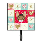 Caroline'S Treasures Savannah Cat Love Leash Or Key Holder Hooks, Multicolor