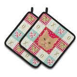 Caroline'S Treasures Ck5160Pthd Selkirk Rex Cat Love Pair Of Pot Holders Potholders, Multicolor