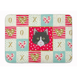 Caroline'S Treasures Siberian Forest Cat Love Machine Washable Memory Foam Mat Doormats, Multicolor