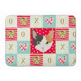 Caroline'S Treasures Skookum Cat Love Machine Washable Memory Foam Mat Doormats, Multicolor