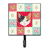 Caroline'S Treasures Skookum Cat Love Leash Or Key Holder Hooks, Multicolor