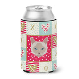 Caroline'S Treasures Ck5172Cc Thai Lilac Cat Love Can Or Bottle Hugger Cold-Beverage-Koozies, Multicolor