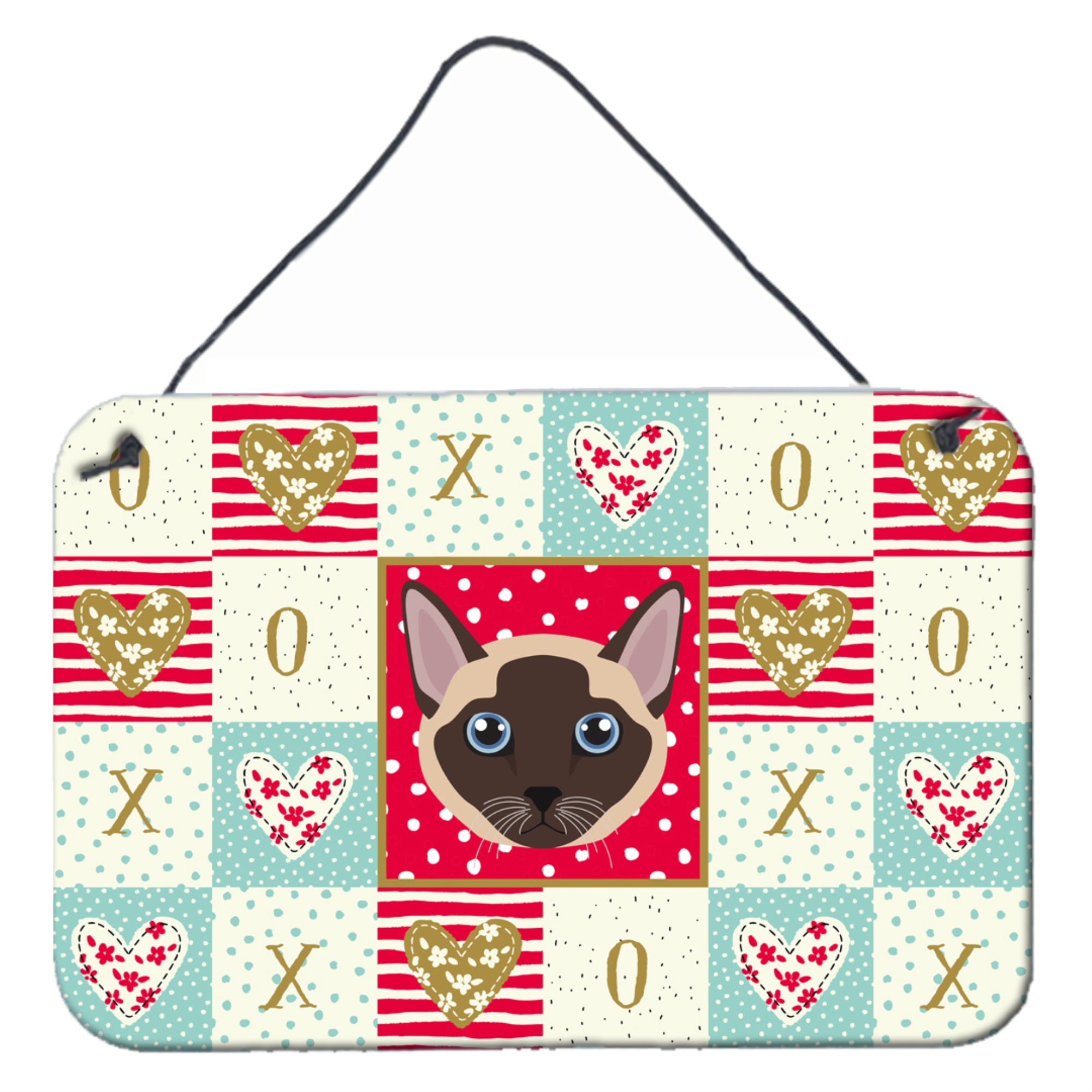 Caroline'S Treasures Tonkinese Cat Love Door Hanging Prints Wall-Decor, Multicolor