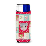 Caroline'S Treasures Ck5177Muk Ukrainian Levkoy Cat Ultra Hugger For Slim Cans Cold-Beverage-Koozies, Multicolor