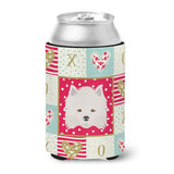 Caroline'S Treasures Ck5181Cc American Eskimo Love Can Or Bottle Hugger Cold-Beverage-Koozies, Multicolor
