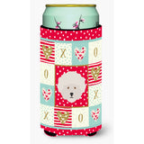 Caroline'S Treasures Ck5185Tbc Bichon Fris Tall Boy Insulator Hugger Cold-Beverage-Koozies, Multicolor