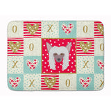 Caroline'S Treasures Chinese Crested Love Machine Washable Memory Foam Mat Doormats, Multicolor